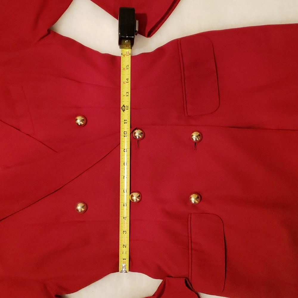 Kasper - Red - long sleeve dress, size 10 - Picture 9 of 12